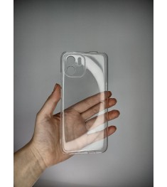 Силіконовий чохол WS для Xiaomi Redmi A2  /  A1 (з шторкою для камери) (прозорий..