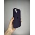 Силіконовий чохол Original RoundCam для Apple iPhone 14 Plus (баклажан)