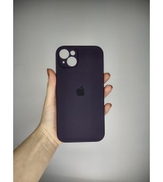 Силіконовий чохол Original RoundCam для Apple iPhone 14 Plus (баклажан)