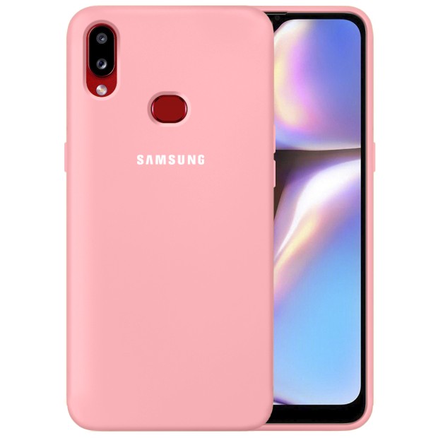 Силіконовий Чохол Original 360 Case Logo Samsung Galaxy A10s (2019) (Рожевий)