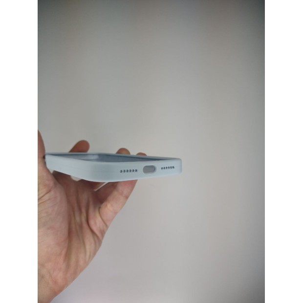 Силіконовий оригінальний чохол Square RoundCam для Apple iPhone 11 (53) блакитний