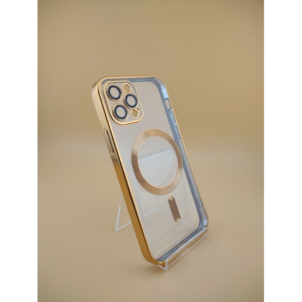 Чохол UMKU Shining with MagSafe для Apple iPhone 12 Pro (Золотий)