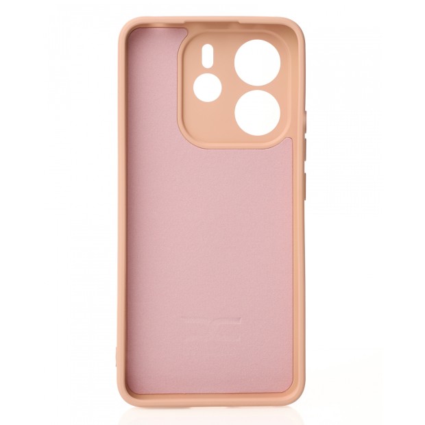 Силіконова оригінальна накладка Xiaomi Redmi Note 14 4G (A) (ShutCam) (Персиковий)