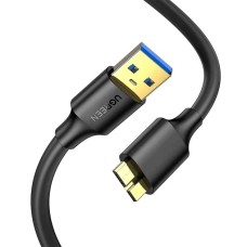 USB-кабель UGREEN US130 USB3.0 3A (1м) (MicroUSB) (Чорний) (10841)