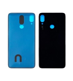 Back cover glass for Xiaomi Redmi Note 7 black.