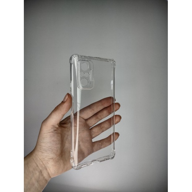 Силікон 6D Xiaomi Redmi Note 10 Pro  /  Note 10 Pro Max (ShutCam) (Прозорий)