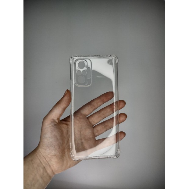 Силікон 6D Xiaomi Redmi Note 10 Pro  /  Note 10 Pro Max (ShutCam) (Прозорий)