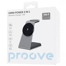 Беспроводное зарядное устройство Proove Omni Power 3in1 (Grey) WSOP15020003