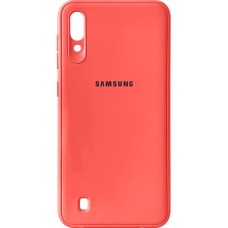 Силіконова накладка Junket Cace Samsung Galaxy M10 (Світло-червоний)