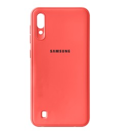 Силіконова накладка Junket Cace Samsung Galaxy M10 (Світло-червоний)