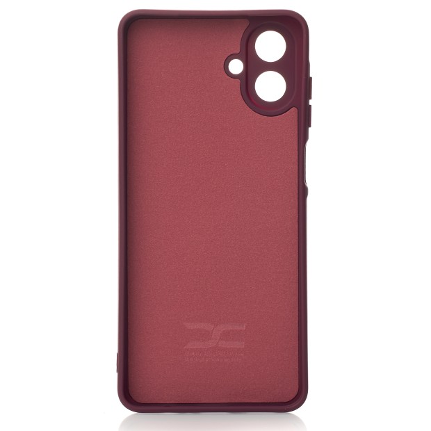 Силіконовий чохол Original Samsung Galaxy A07 (ShutCam) (Бордовий)
