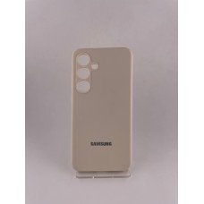 Чехол Silicone Case with MagSafe Samsung Galaxy S24 / S25 (Молочный)