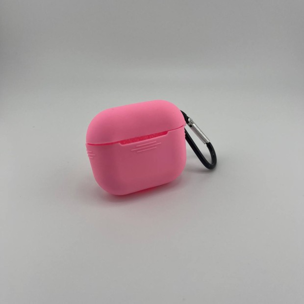 Чохол для навушників Full Silicone Case Apple AirPods 3 (36) Candy Pink