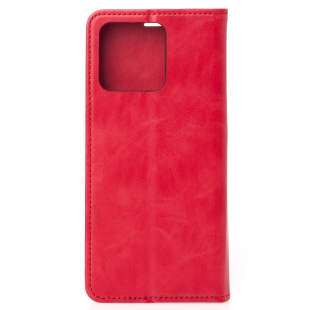 Чехол-книжка Leather Elegant Motorola Moto G56 (Красный)