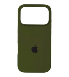 Силикон Original Round Case Apple iPhone 17 Pro Max (46) Deep Green