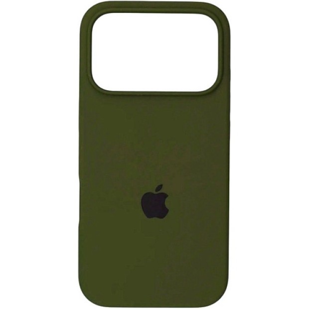Силикон Original Round Case Apple iPhone 17 Pro Max (46) Deep Green