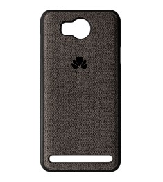 Силіконовий чохол Textile для Huawei Y3 II (чорний)