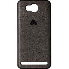 Силикон Textile Huawei Y3-2 (Чёрный)