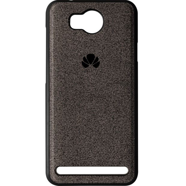 Силіконовий чохол Textile для Huawei Y3 II (чорний)