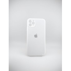 Силіконовий оригінальний чохол Square RoundCam для Apple iPhone 11 Pro Max (06) білий