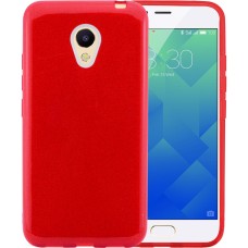 Силикон Glitter Meizu M5c (Красный)