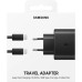 Samsung EP-TA845 45W Charger (1 Type-C) + Type-C to Type-C Cable (Black)