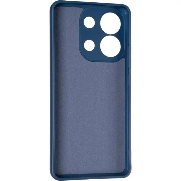 Силіконовий чохол Original Premium для Xiaomi Redmi Note 13 Pro 4G (ShutCam) (Темно-синій)