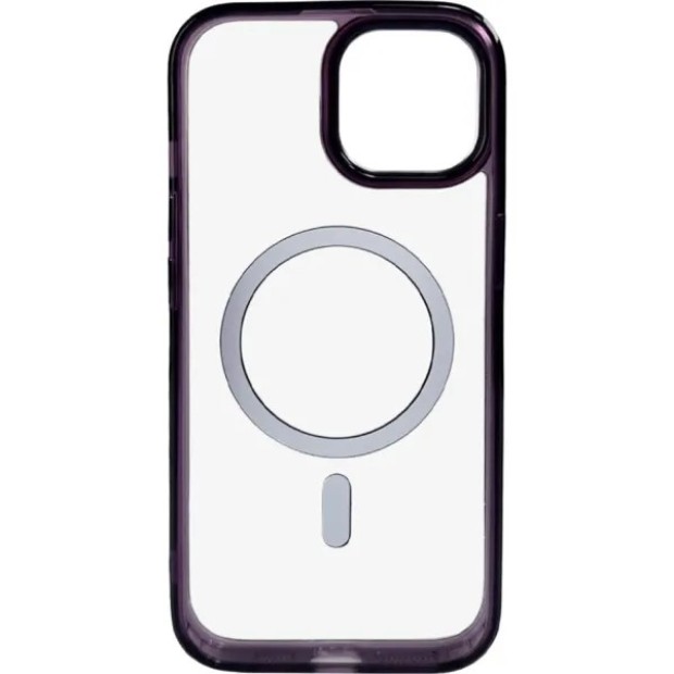 Чохол UMKU Shining з MagSafe для Apple iPhone 15 (Аметист)