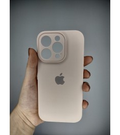 Силіконовий оригінальний чохол круглої форми для Apple iPhone 14 Pro (08) Рожеви..