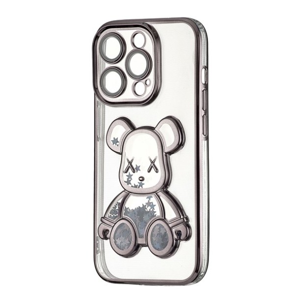 Чохол UMKU Bear Shine для Apple iPhone 14 Pro (чорний)