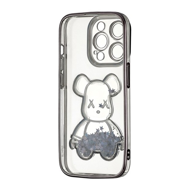 Чехол UMKU Bear Shine Apple iPhone 14 Pro (Black)