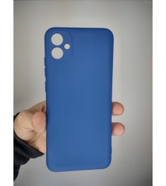 Силикон Original Case Samsung Galaxy A04E (2022) (ShutCam) (Кобальт)