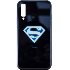 Накладка Luminous Glass Case Samsung A7 (2018) A750 (Superman)