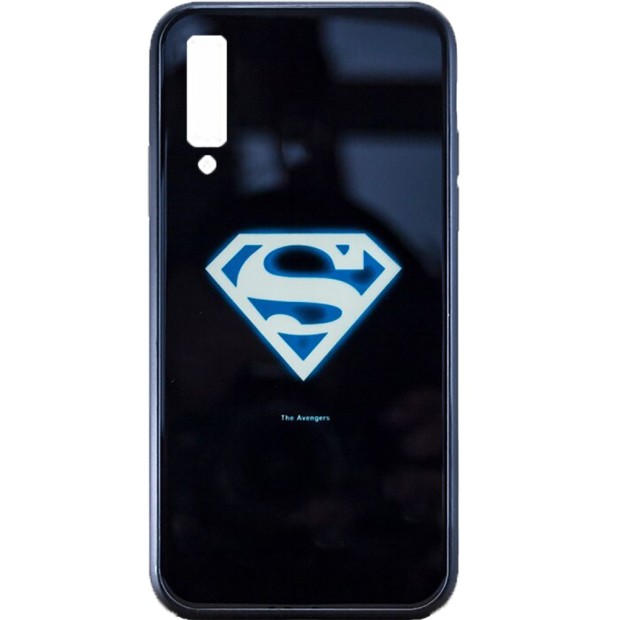 Luminous Glass Case Cover for Samsung A7 (2018) A750 (Superman) Luminous Glass Case Cover for Samsung A7 (2018) A750 (Superman)