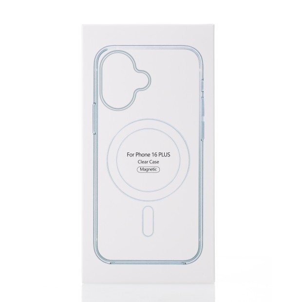 Чохол Clear Case with MagSafe для Apple iPhone 16 Plus (Прозорий)