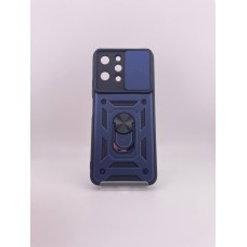 Чохол-бронь Ring Serge Armor Case для Xiaomi Redmi 12  /  Poco M6 Pro 5G (ShutCam) (Синій)