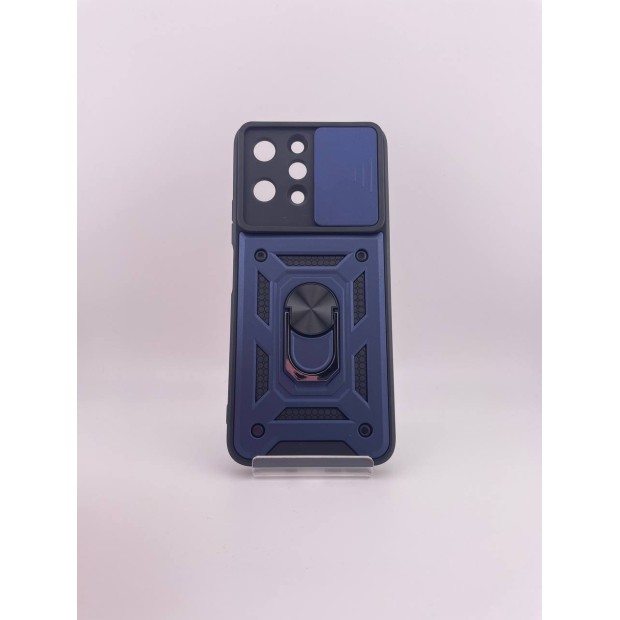 Чохол-бронь Ring Serge Armor Case для Xiaomi Redmi 12  /  Poco M6 Pro 5G (ShutCam) (Синій)