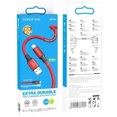 USB-кабель Borofone BX82 (Lightning) (Червоний)
