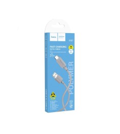USB-кабель Hoco X107 3A (Type-C) (Сірий)