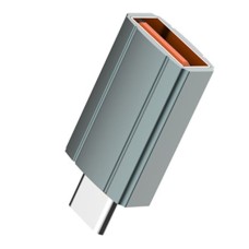 OTG-переходник LDNIO LC140 (Type-C to USB-A) USB3.0 (Серый)
