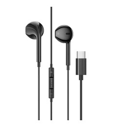 Wired earphones-headset earbuds Borofone BM60 Type-C DAC (Black) Wired earphones-headset earbuds Borofone BM60 Type-C DAC (Black)