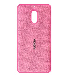 Силикон Textile Nokia 6 (Розовый)