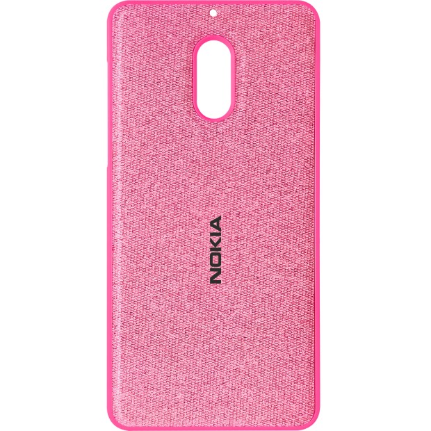 Силикон Textile Nokia 6 (Розовый)