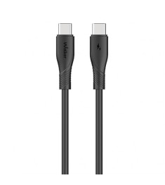 USB-кабель Walker Soft Silicone C585 60W (1m) (Type-C - Type-C) (Чорний) USB-кабель Walker Soft Silicone C585 60W (1m) (Type-C - Type-C) (Чорний)