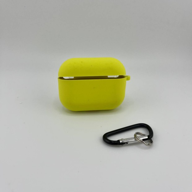 Чохол для навушників Full Silicone Case з мікрофіброю для Apple AirPods Pro 2 (47) Lemonade