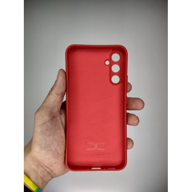 Силікон Original Samsung Galaxy A34 (ShutCam) (Темно-червоний)