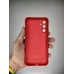 Силікон Original Samsung Galaxy A34 (ShutCam) (Темно-червоний)