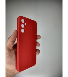 Силикон Original Samsung Galaxy A34 (ShutCam) (Тёмно-красный)