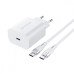 Proove Rapid 30W Charger Adapter (1 Type-C) + Type-C to Type-C Cable (White)