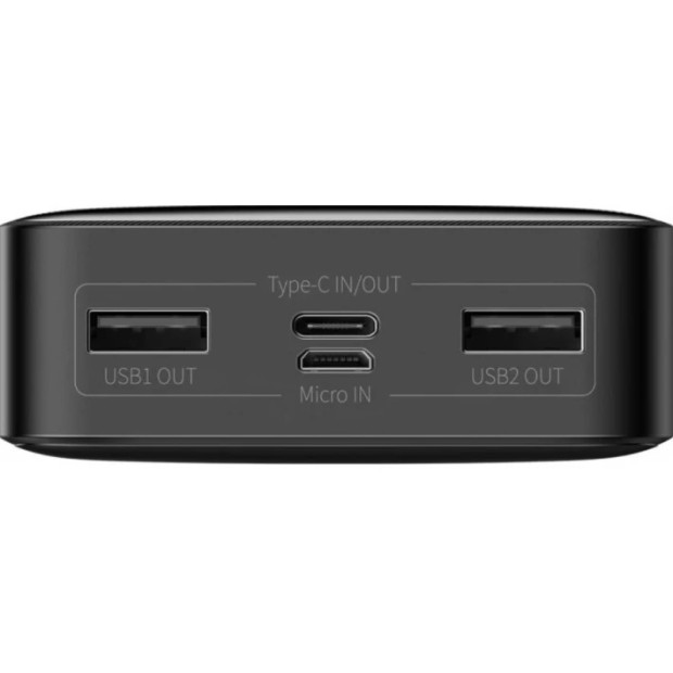 Павербанк Baseus Qpow з цифровим дисплеєм 20000mAh 15W (Type-C) (PPDML-J01) (Чорний) (Товар зі знижкою, Grade A) DL Павербанк Baseus Qpow з цифровим дисплеєм 20000mAh 15W (Type-C) (PPDML-J01) (Чорний) (Товар зі знижкою, Grade A) DL